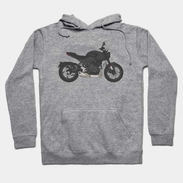 Ride 660 black Hoodie by NighOnJoy